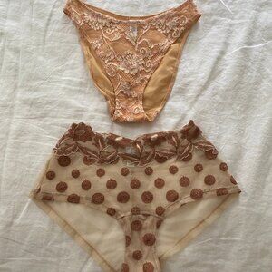 2 pair la perla, malazia by la perla panties